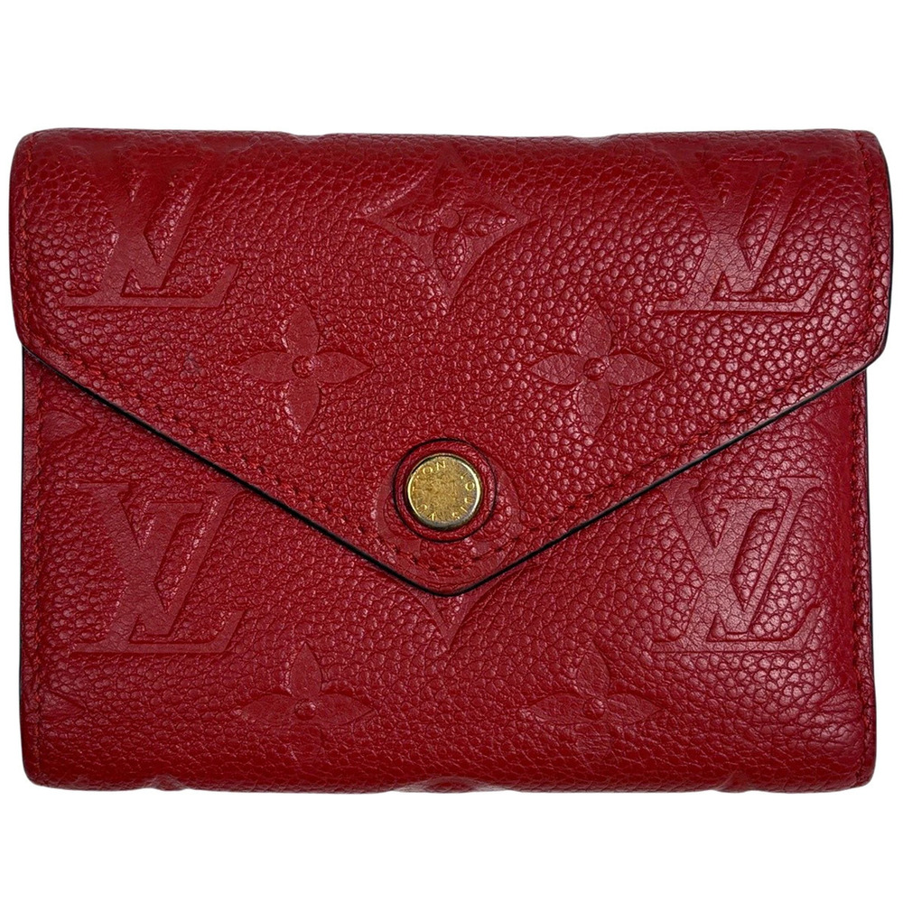 Louis Vuitton Portefeuille Victorine Bifold Wallet Coin Monogram Empreinte